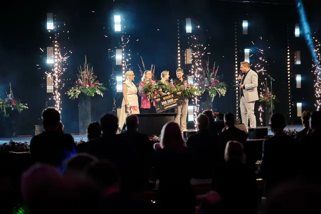 Die Siegerehrung im Finale